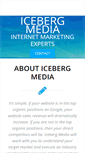 Mobile Screenshot of icebergmedia.co.uk